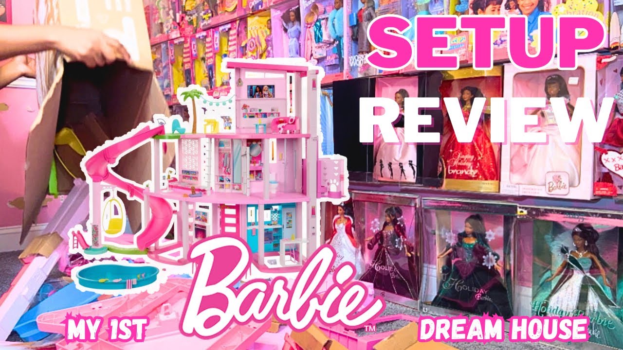 My First Barbie Dream House 2023 🏡💕💕💕 Setup and Review 