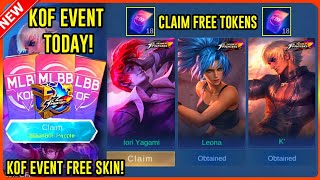 EVENT TODAY FREE KOF SKIN OR EPIC SKIN | GET 30X STAMP TOKENS | MOBILE LEGENDS