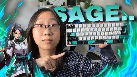 I Built A Custom Valorant Sage Keyboard