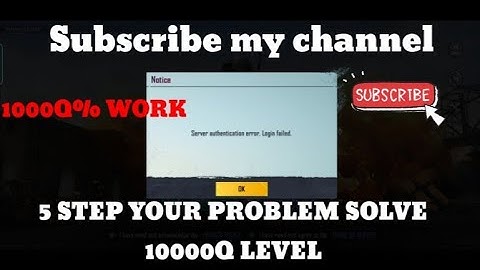 Server authentication error login failed BGMI #bgmi #bgmihighlights #bgmitipsandtricks #pubg #shorts