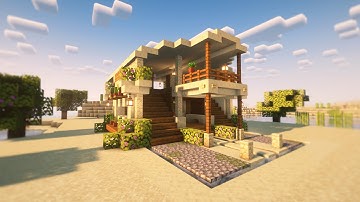 How to Build a Beautiful Desert House Minecraft | Building Tutorial