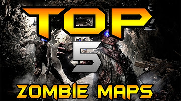 "TOP 5" ZOMBIE Maps in Cod History(Call of Duty)