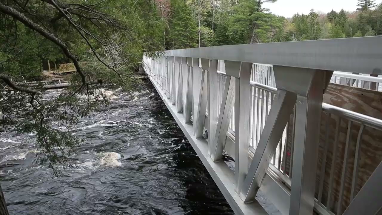 New Pedestrian Bridge At Tahquamenon Falls State Park