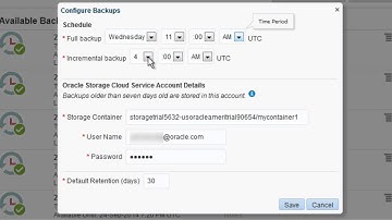 Oracle Java Cloud Service: Backing Up and Restoring an Oracle Java Cloud Service Instance