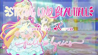 Download Lagu #HappybirthdayBFFNaru Aikatsu Friends! Strong, kind, beautiful (Kamishiro Karen) [Full + lyrics] MP3