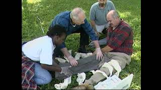 St. John Ambulance First Aid (2000) - Secondary 3.27 - Open Fracture of the Lower Leg