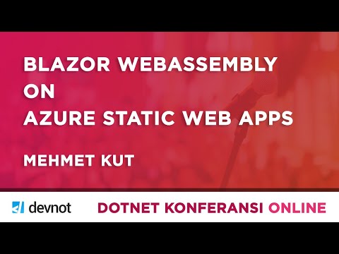 Blazor WebAssembly on Azure Static Web Apps (Mehmet Kut)