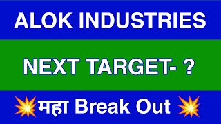 Alok industries Share Latest News | Alok industries Share news | Alok industries Share price Today