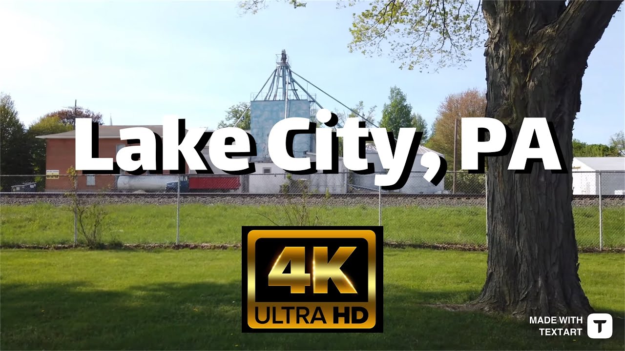 【4K】 Lake City PA - Walking Tour