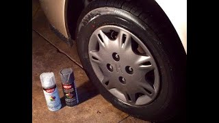 Stripping/Painting Plastic Honda Wheel Covers