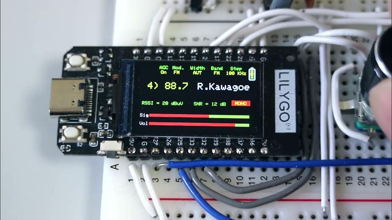 Радиоприемник esp32 s3 si4732а10. Радиоприемник esp32 s3 si4732а10