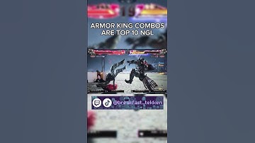 Bruh his stomp is top 3 combo enders #tekken #tekken8 #armorking #tekkencombo #tekken8combos #fgc