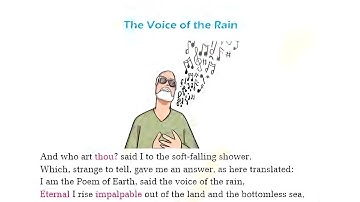 Class 10 English Unit 5 | The Voice of the Rain Exercise| Reading II Poem | Science and Experiment