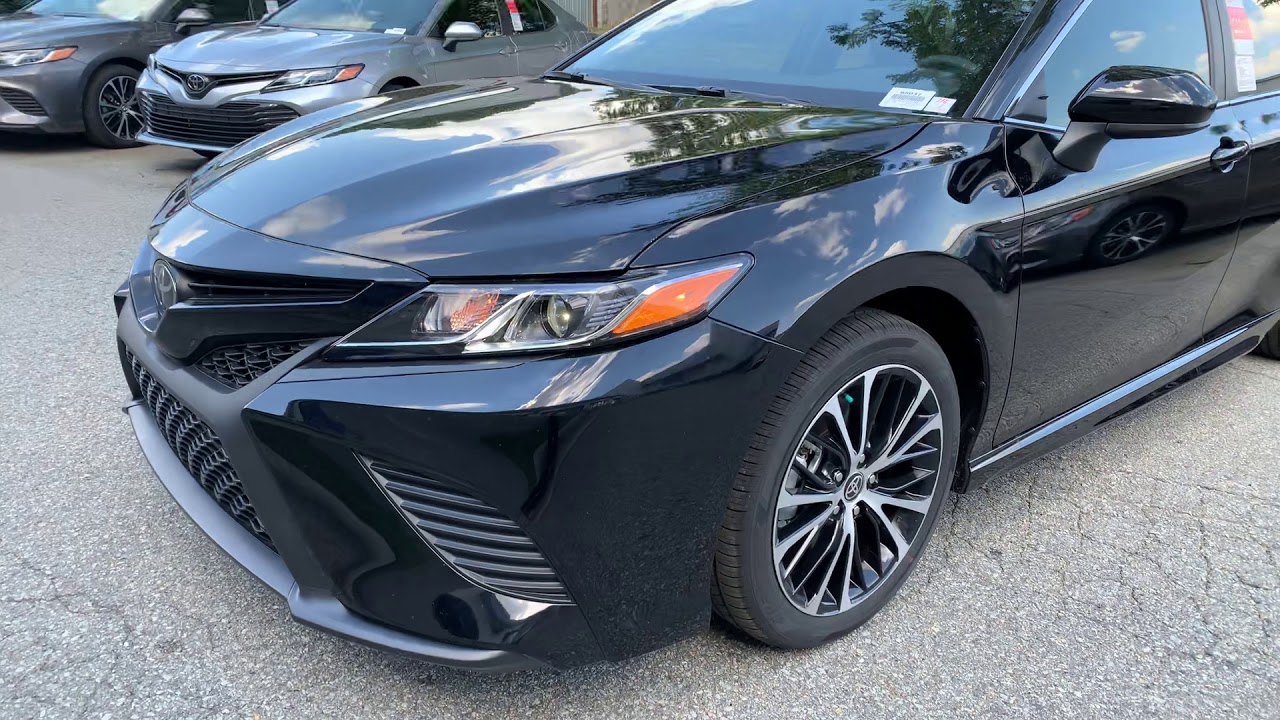 2020 Toyota Camry Black with Black interior - YouTube