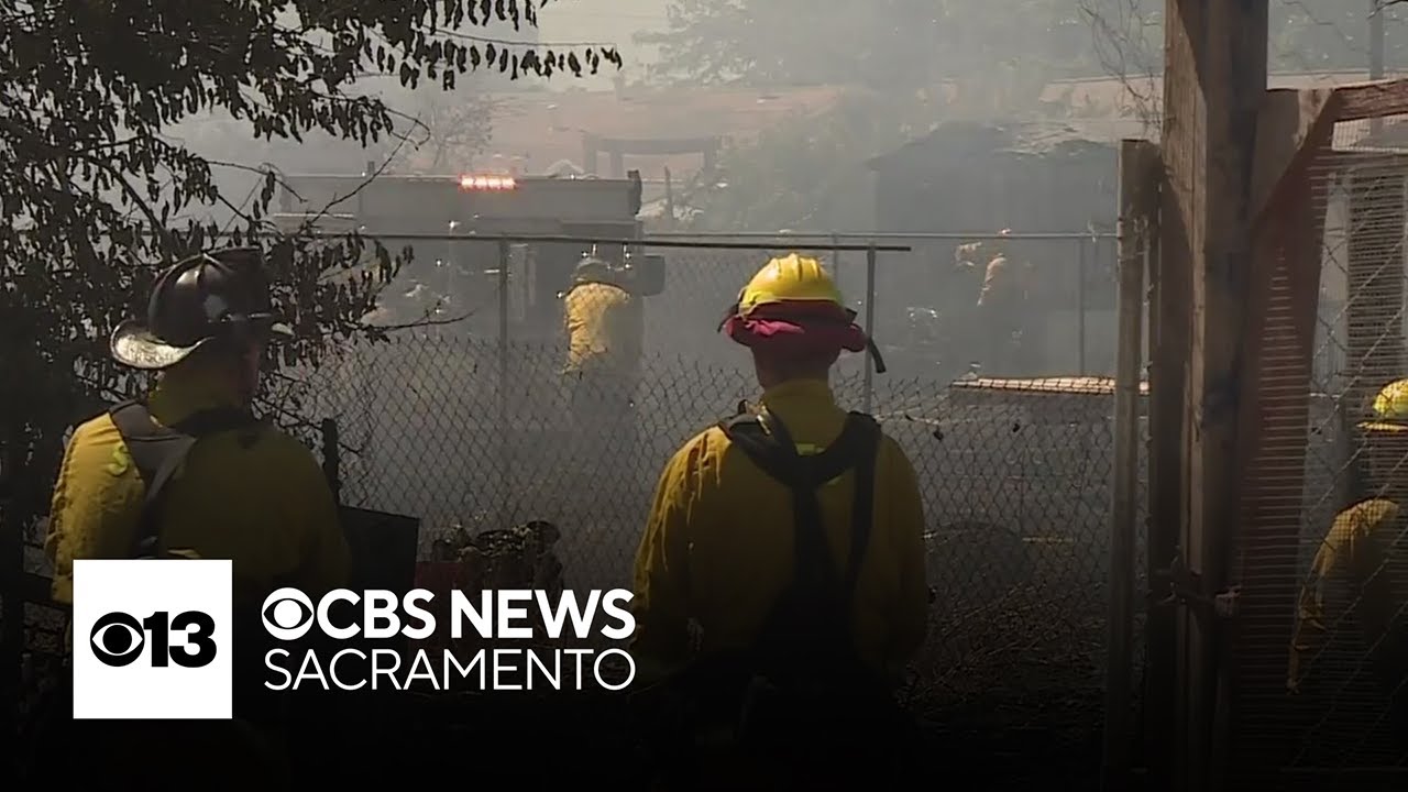 Crews spread thin by fires around Sacramento area - YouTube