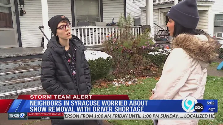 Syracuse DPW driver shortage worries local neighbors