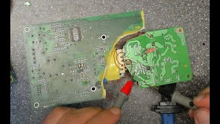 Switching power supply repair Frankenstein method