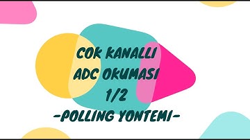 STM32F103 ile çok kanallı ADC okuma || polling yöntemi / Multichannel ADC reading with STM32F103