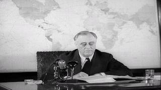FDR After Pearl Harbor Attack