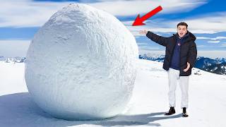 Udělal jsem Největší Sněhovou Kouli na Světě!