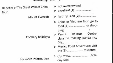 Multilevel listening part 2 exercise 28