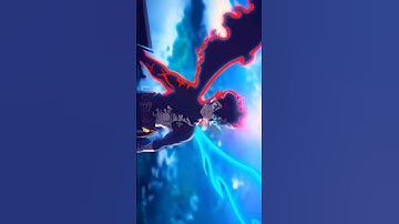 Asta Demonic Angel Form Vs Wizard King Conrad 😈 #blackclover #asta #animeedit