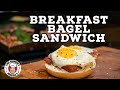 Breakfast Bagel Sandwich on the Blackstone Griddle | Blackstone Griddle Recipe