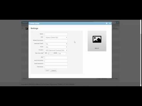 How to upload and ISO image to the cloud portal