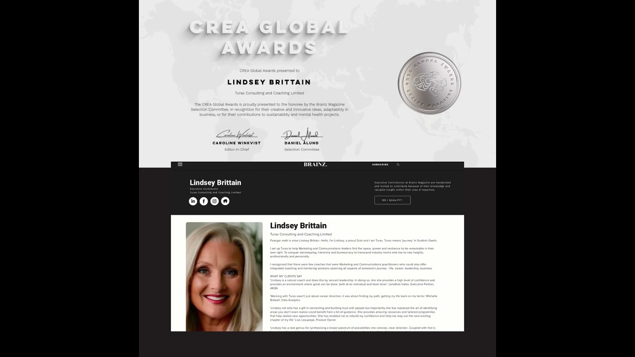 I"M GOING GLOBAL (!) - CREA AWARDS 2024