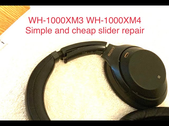 SONY - SONY WH-1000XM3 スライダーひび割れ有り Easy Cheap Repair Sony WH-1000XM4, WH-1000XM3 Headband