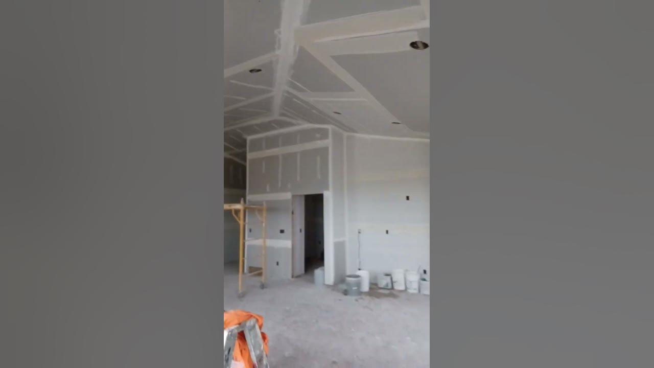 Como trabajar mudding drywall short Drywall construction. YouTube