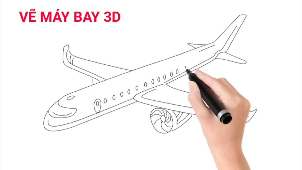 Shorts Vẽ Máy Bay 3D Nhanh Đơn Giản Và Đẹp | How To Draw Aeroplane |  Drawing - Youtube