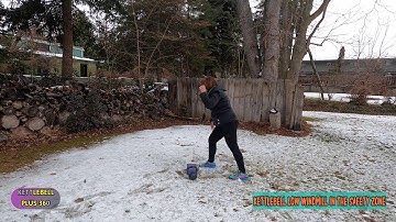 Kettlebell Low Windmill in the Safety Zone