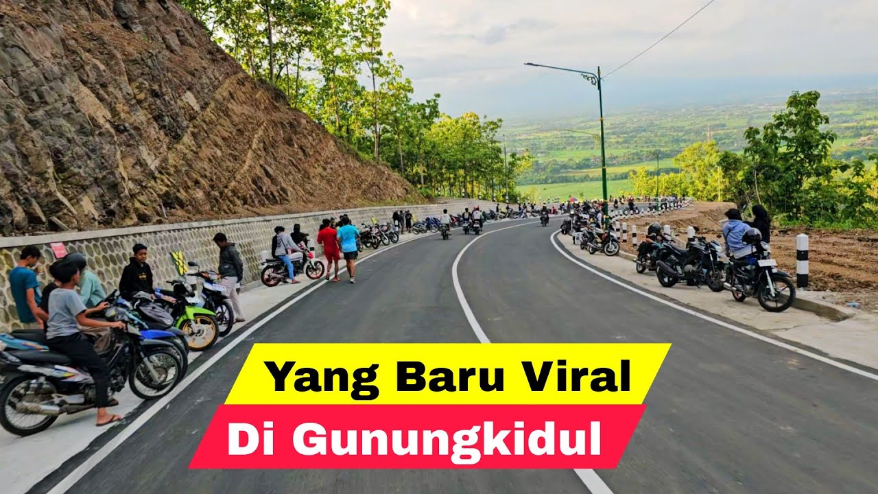 Keindahan Jalan Yang Baru Viral Di Gunungkidul Daerah Istimewa Yogyakarta | Tanjakan Clongop Terkini