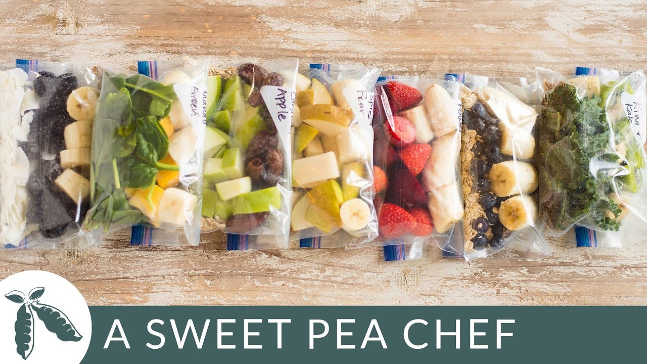 7 Smoothie Freezer Packs, How To Meal Prep