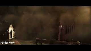 Sand storm in Houdini || Houdini large scale Dust storm simulation