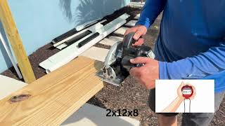 Makita 6 1/2 Sub-Compact  Circlar Saw XSH04 Performance Test.  #makita #saw