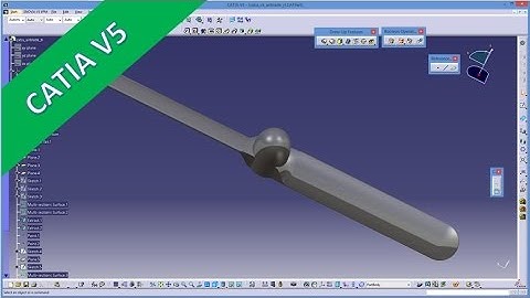 Luftschraube - Airblade - Catia v5 GSD Training - Multi Section Surface
