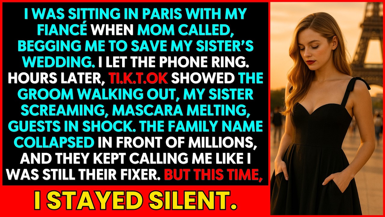 My Fiancé and I Were Vacationing in Paris When Mom Called Begging Me to Save My Sister’s Wedding
