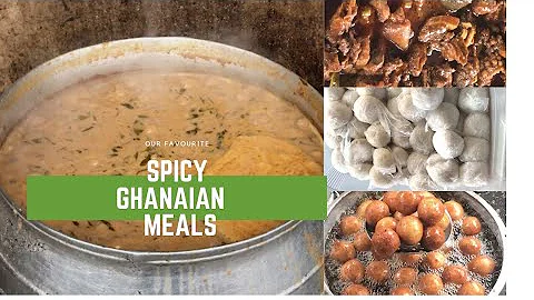 Trying Ghanaian street food |GIANT CHOP-BAR breakfast and lunch