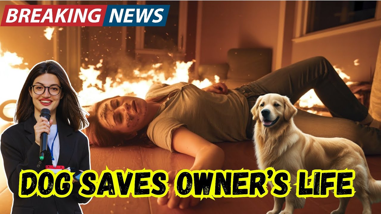 Hero Dog Saves Owner's Life in Incredible Rescue - YouTube