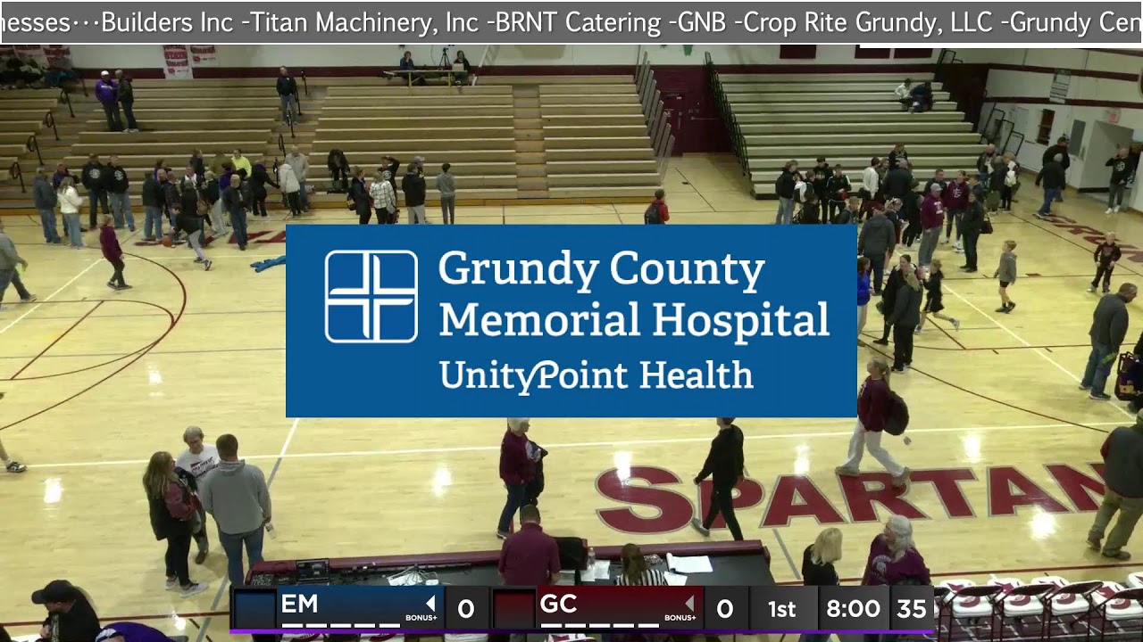Grundy Center Varsity BB vs EM - Girls JV - Girls V - Boys V