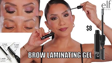 *new* $8 e.l.f. Cosmetics BROW LAMINATING GEL REVIEW *sparse brows* + WEAR TEST  | MagdalineJanet