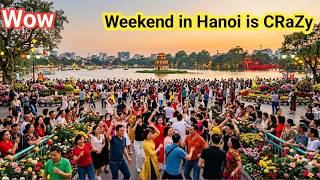 Hanoi's Hoan Kiem Lake is incredibly beautiful, truly deserving of its title as the jewel of Asia