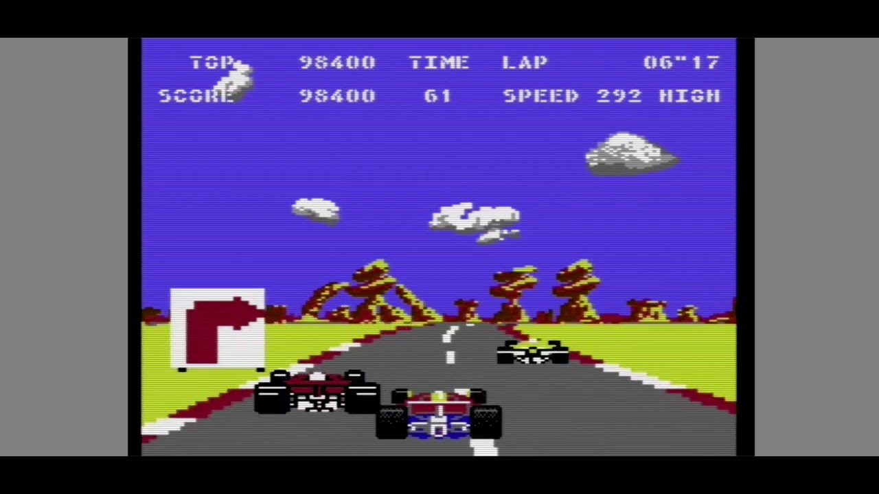 Pole Position II Gameplay Commodore 64 February 17, 2026