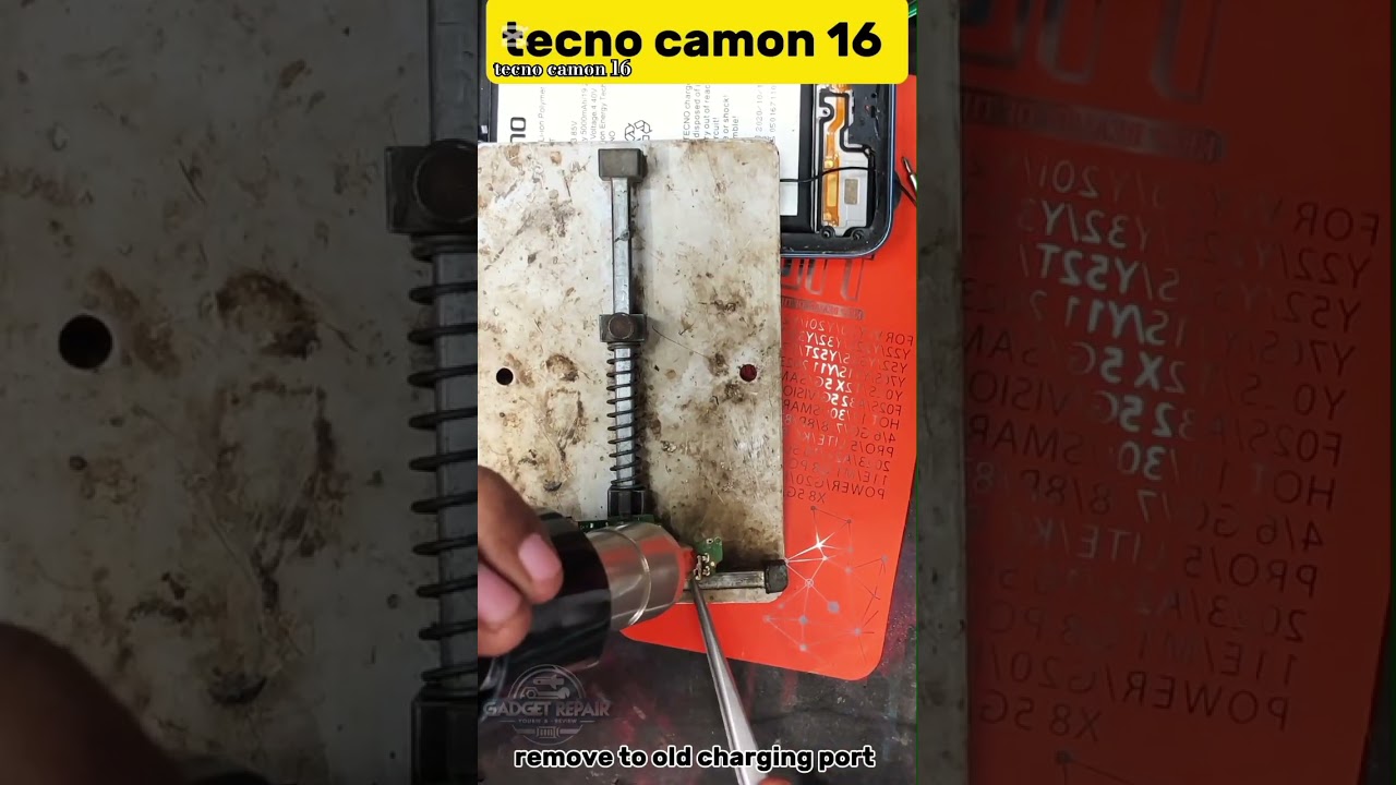 tecno camon 16 charging port damage repair no charging solution 