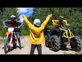 BRP vs KTM.СОРЕВНУЕМСЯ с ПАПОЙ!!!ДРИФТИМ ...