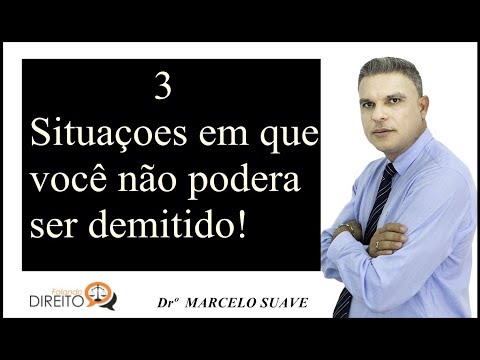 Vídeo: Em Que Situações Não Pode Ser Demitido Por Ausência De Funcionário No Local De Trabalho