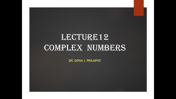 Lecture12/Complex Numbers/GTU Exam Questions