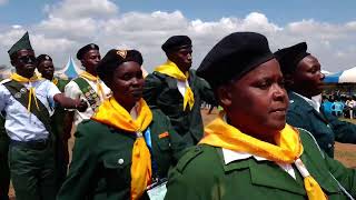 Ngare Ndare Comporee... Master Guide March Pass..mt Kenya Central Station 2Nd Pathfinder Comporee